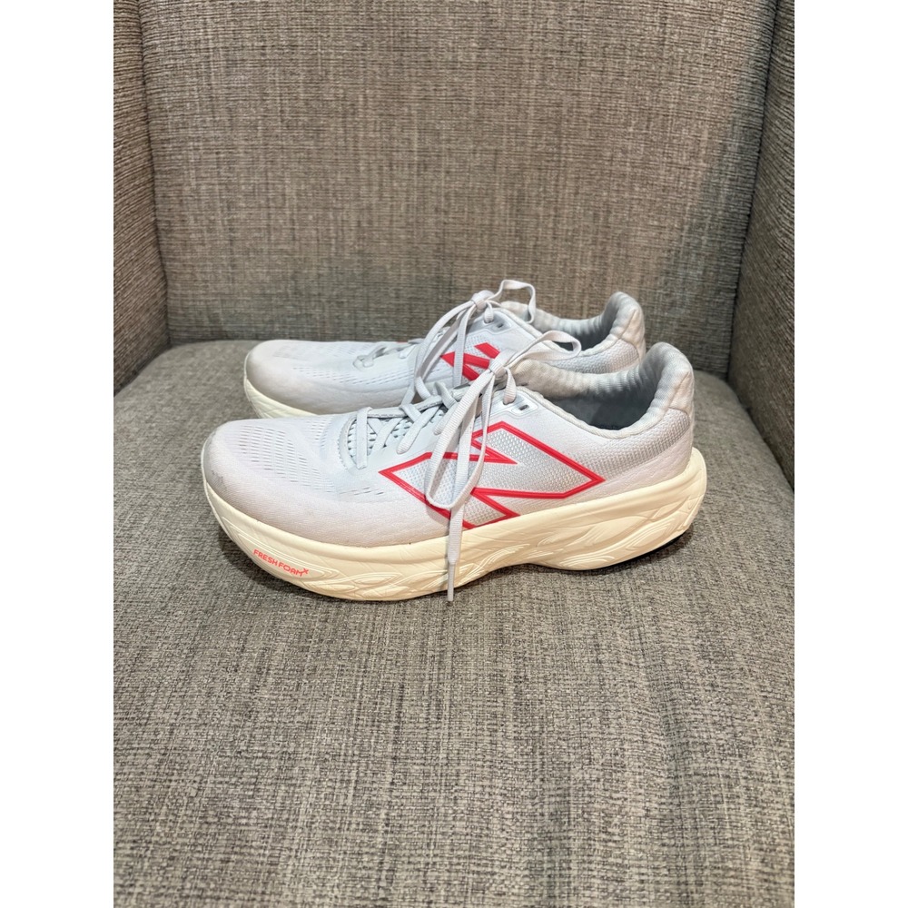 New Balance Fresh Foam X 1080 v13 White Starlight Red Running Shoes Womens